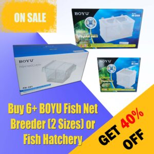 BOYU Fish Net Breeders & Hatchery - 40% Off