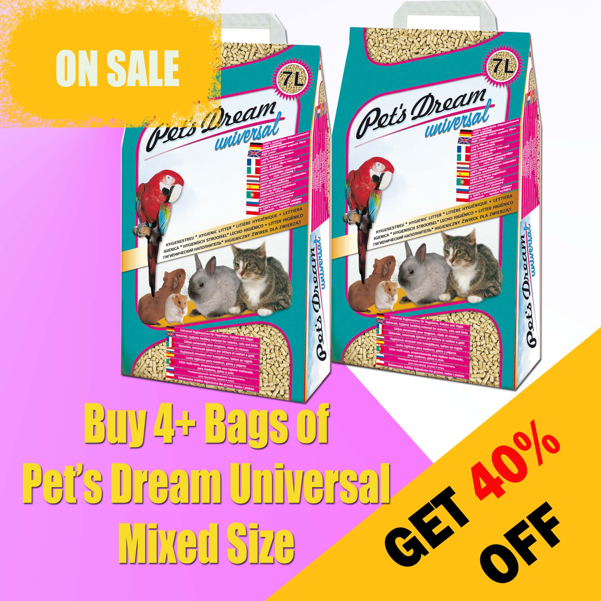 Pets Dream Universal Special - 40% Off