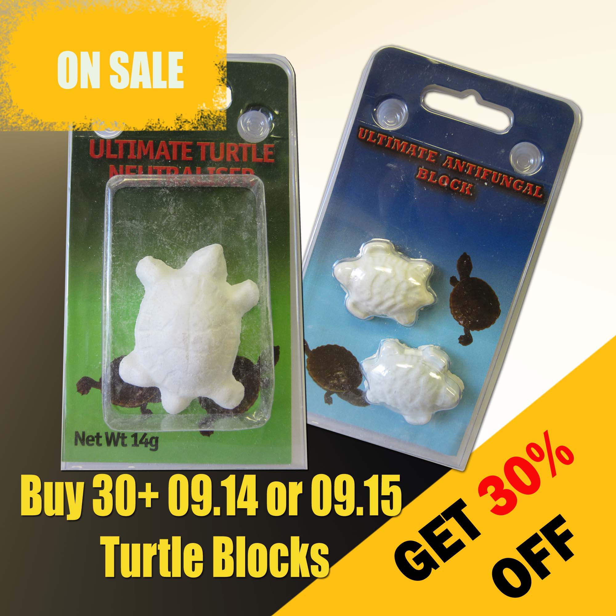 Ultimate Neutraliser or Antifungal Turtle Blocks - Buy 30+ & Get 30% OFF